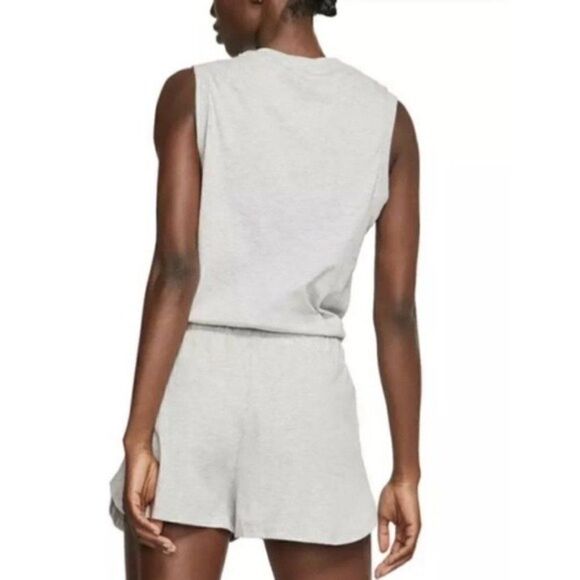 Nike Women's Gray Jumpsuit Graphic Print Romper Small NWT - Picture 2 of 9